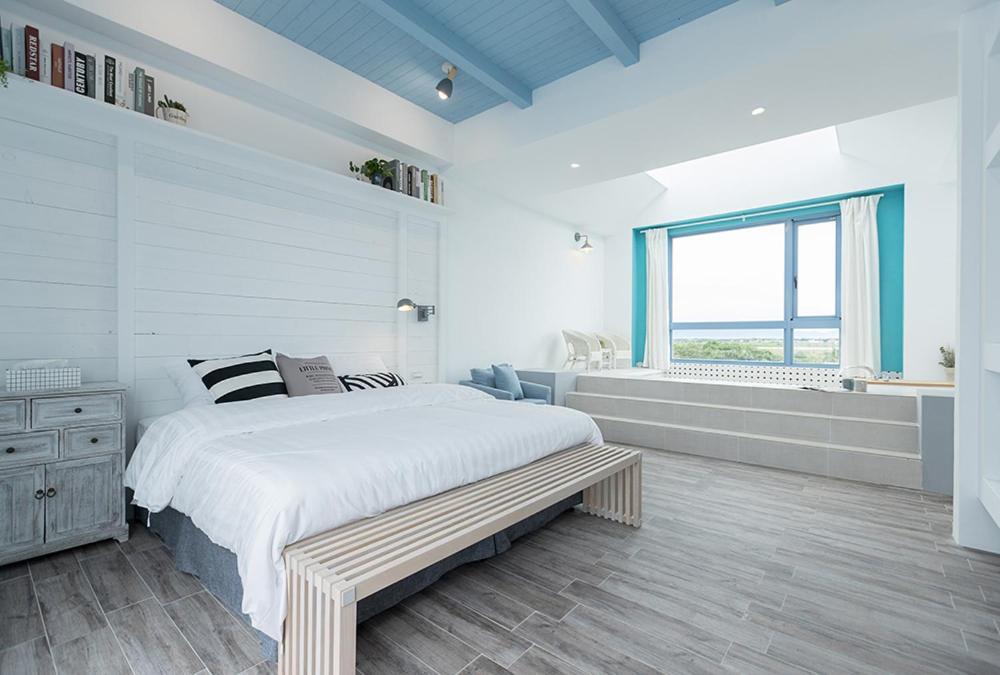 Blue White Leilighet Wujie Eksteriør bilde