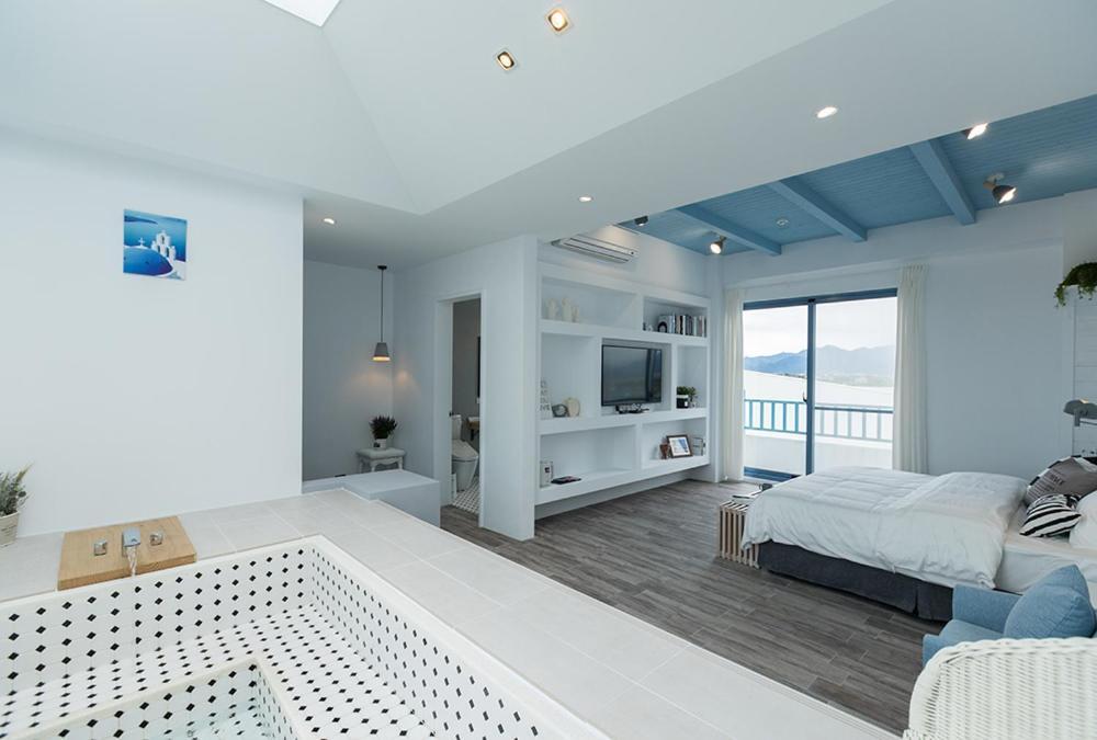 Blue White Leilighet Wujie Eksteriør bilde